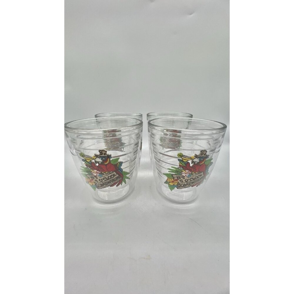 Tervis Tumbler Set “It's 5 O'Clock Somewhere” Set of 4 12 Oz Tumbler